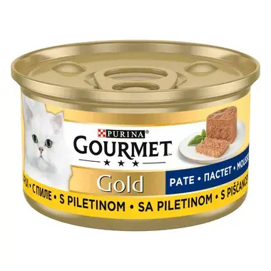 GOURMET® Gold Kıyılmış Tavuklu Yaş Kedi Maması