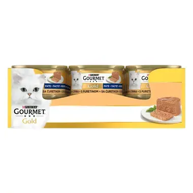 GOURMET® Gold Kıyılmış Hindili Yaş Kedi Maması