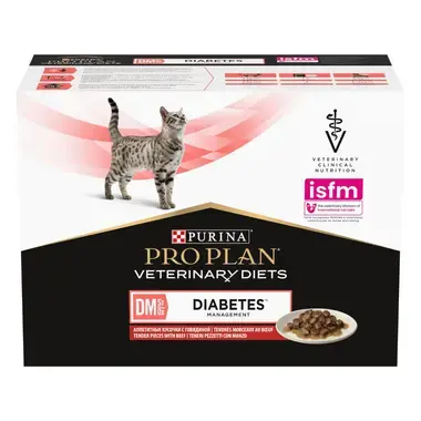 PRO PLAN® VETERINARY DIETS DM Diabetes Management Yaş Kedi Maması Konserve