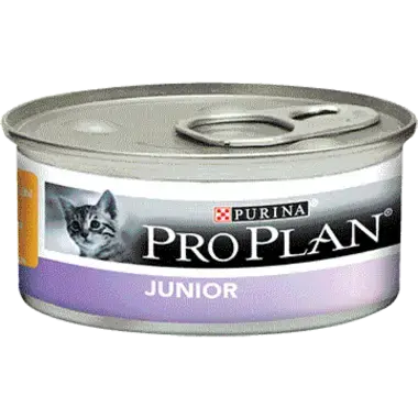 PURINA® PRO PLAN® JUNIOR Mousse, Zengin Tavuk Eti İçeriği